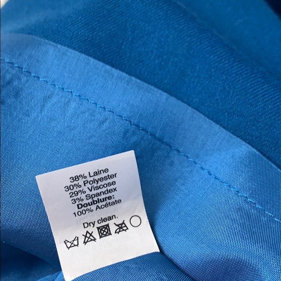 J. Crew Factory Suiting Cyan Leigh Sheath Dress - Picture 9 of 9